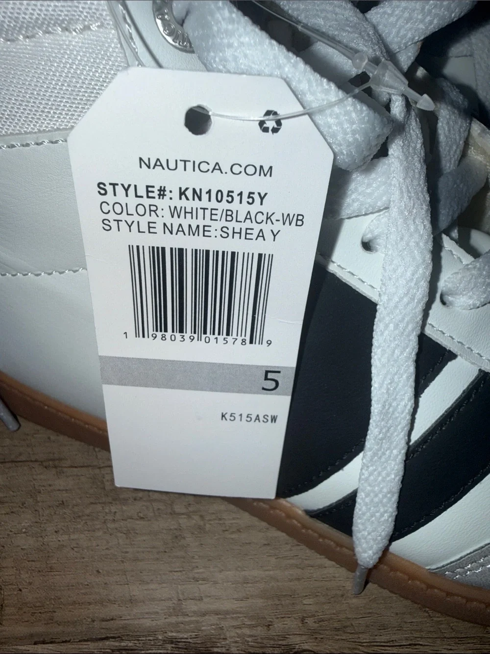 Size 5 Nautica High Top Sneaker
